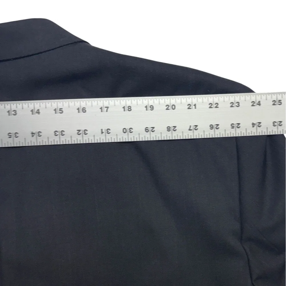 Pronto Uomo 58R 54x30 Charcoal 2pc Pant Suit 100% Wool Executive Fit Flat Front